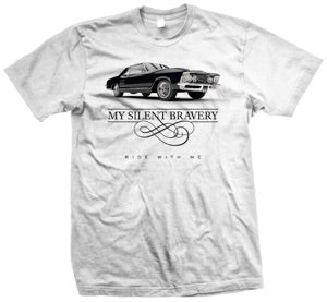 Ride With Me Short Sleeve White T-Shirt