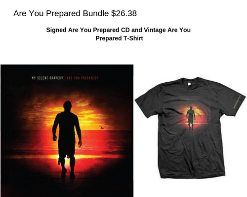 Signed CD Are You Prepared and Vintage Are You Prepared T-Shirt