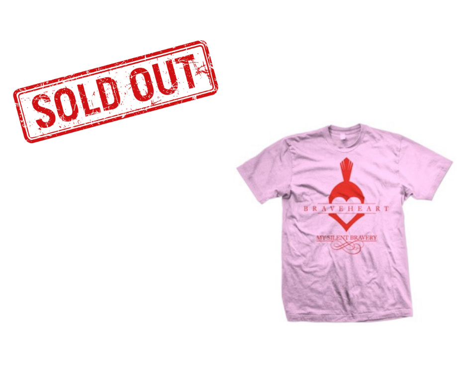 SOLD OUT: Braveheart Short Sleeve Pink Tee